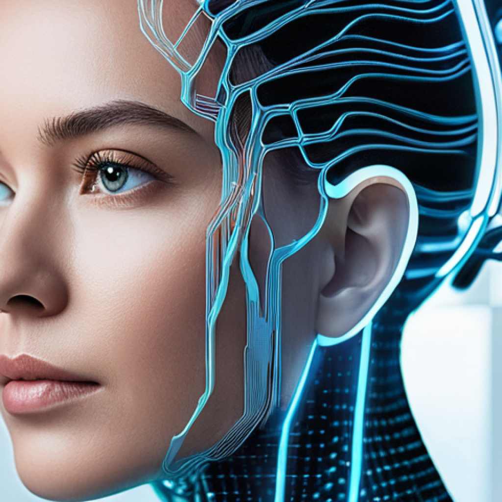 차세대 뉴럴 인터페이스 플랫폼 비교 - **Prompt for Neuralink: "Human-Machine Symbiosis and Cognitive Enhancement"**
"A sleek, futurist...