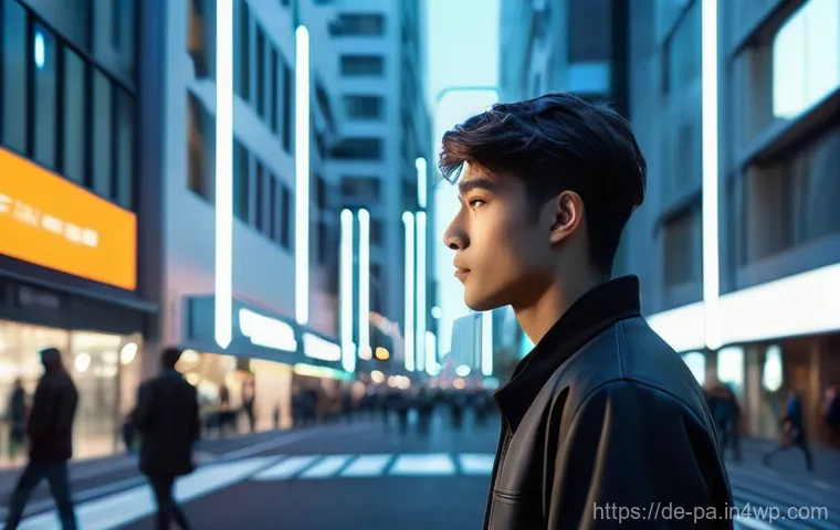뉴럴 인터페이스의 과거 현재 미래 - **Prompt:** "A young adult (gender-neutral, diverse) with a serene and determined expression, seated...